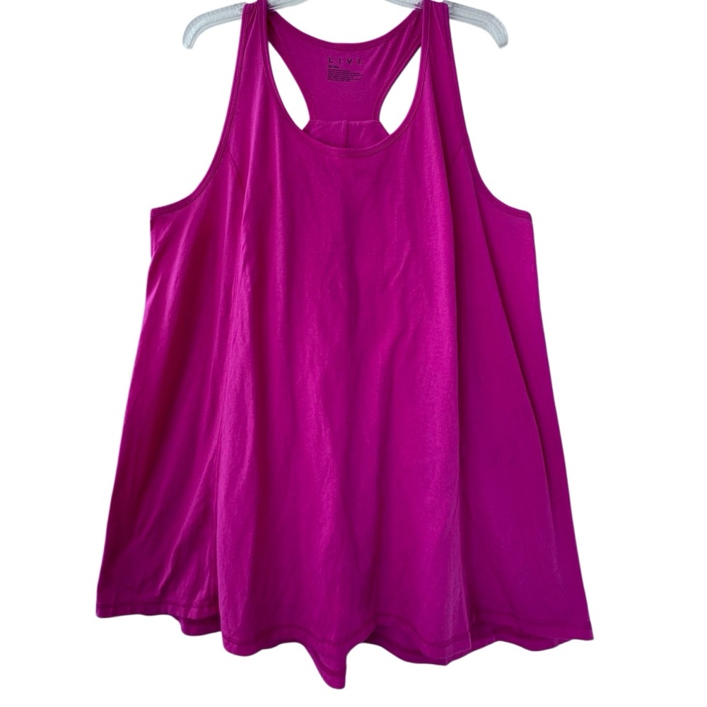 Livi Active Vibrant Pink Tank Top SZ 22 / 24L - Picture 12 of 12